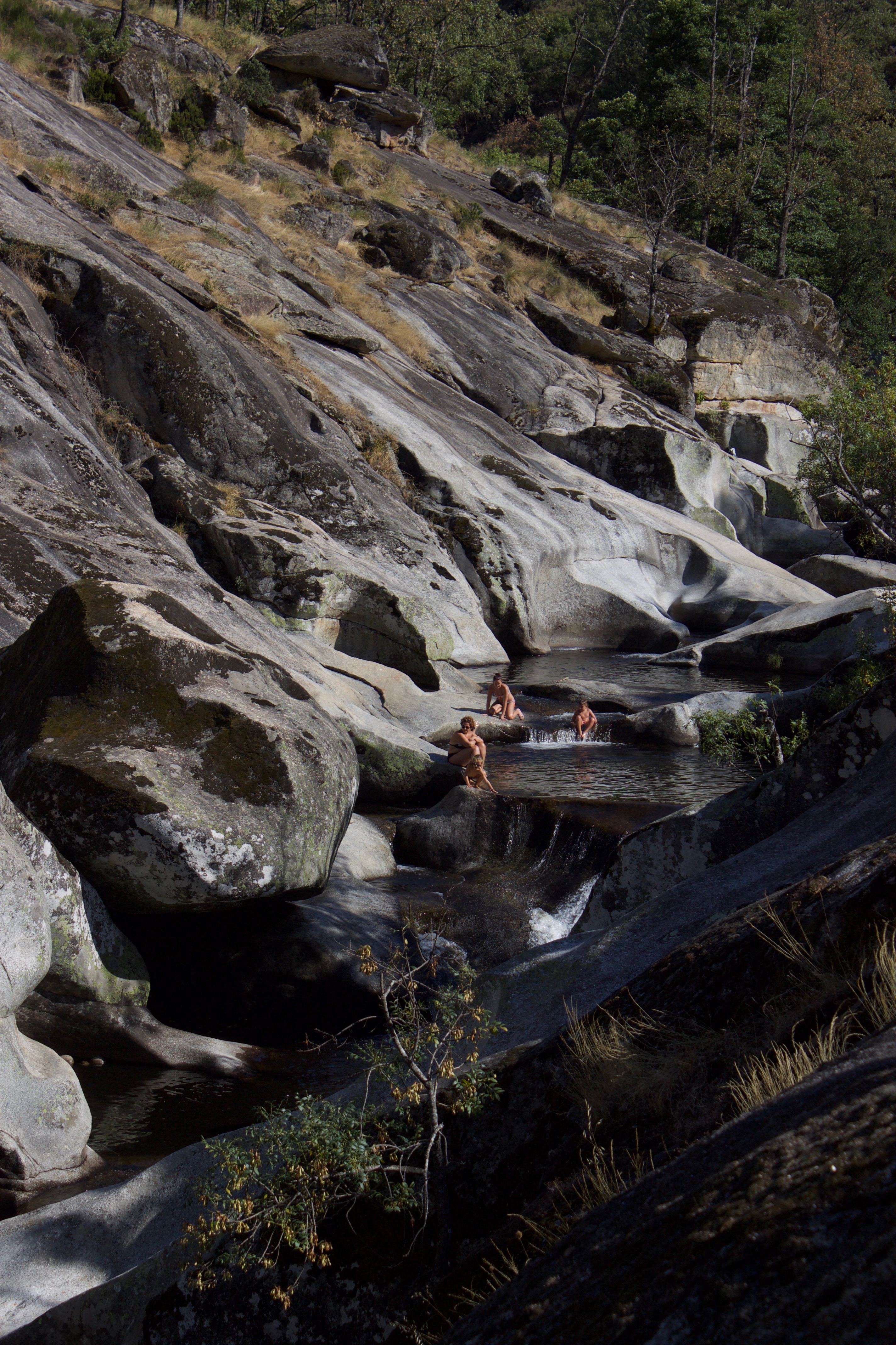 Pozas de granito en Los Pilones, Garganta de los Infiernos